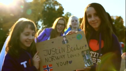 Невероятно ! Justin Bieber ft. Beliebers - All Around The World