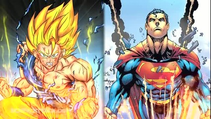 Гоку срещу Супермен Death Battle Goku vs Superman 3d