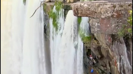 Abseiling down the Kaieteur Falls - Expedition Guyana - Bbc 