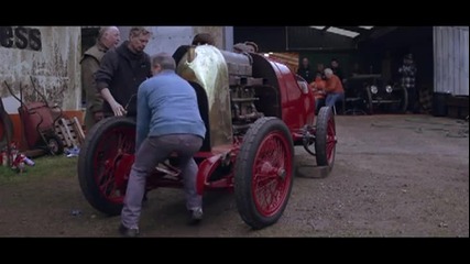 Екип от механици възстановяват спортен модел на Fiat S76 който не е работил повече от 100 г!