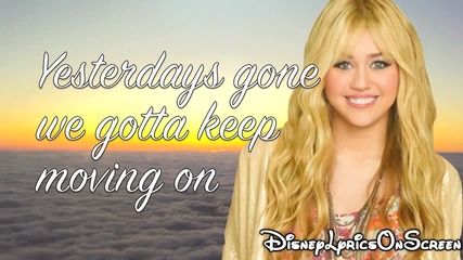 Hannah Montana - I'll Always Remember You (lyrics Video) Hd