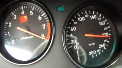 Toyota Supra 0-300 km/h