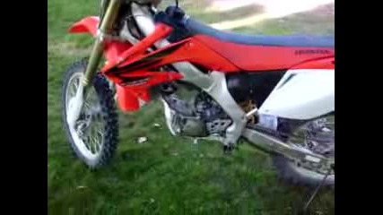 Warming up my 2007 Honda Crf 250r