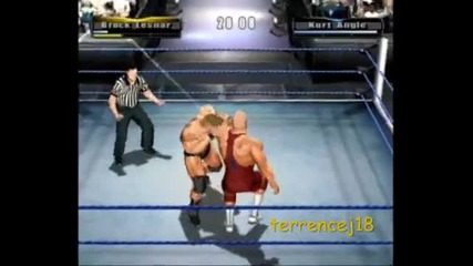 Wrestlemania X9 Brock Lesnar vs Kurt Angle