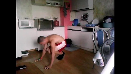 opit za stradal + handstand