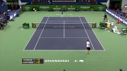 Roddick vs Dimitrov - Shanghai 2011 - Part 2