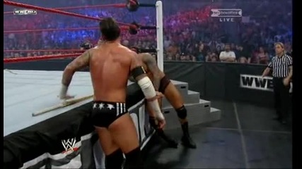 Wwe extreme rules 2011 Randy orton vs cmp punk [last man standing match] част3