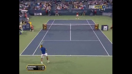 Nadal - Djokovic Cincinnati Sf.part4 
