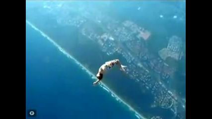 Скок без парашут над Рио де Женейро 