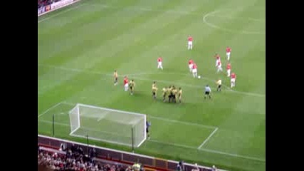 Wayne Rooney Debut Free Kick