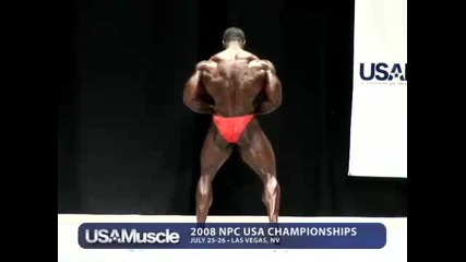 Usamuscle.com - Brandon Curry Poses at the 2008 Usas 