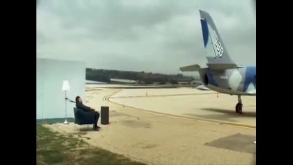 Зад двигателя на самолет!