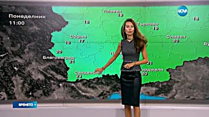 Прогноза за времето (25.09.2016 - централна емисия)