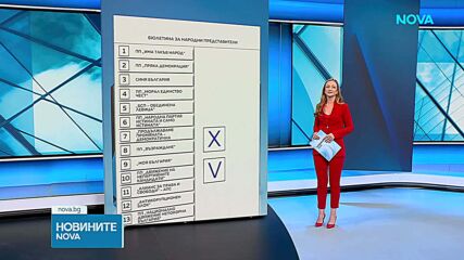 Как ще изглежда изборната бюлетина на 19 април