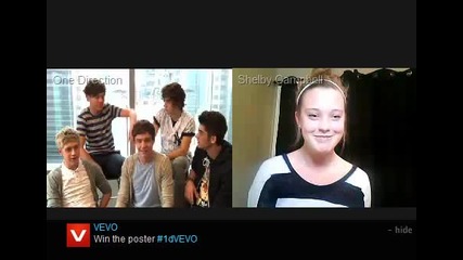 One Direction - Видео чат на живо за Vevo част 2/3