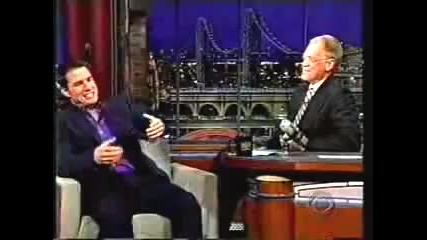 Tom Cruise goes crazy live on Letterman
