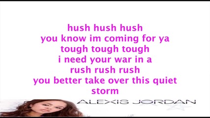Alexis Jordan - Hush Hush