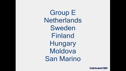 Uefa Euro 2012 - Групите