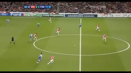 Най - красивият гол на Никлас Бентнер 09.03.2010 Arsenal vs Porto 