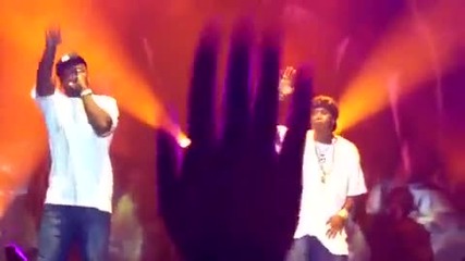 50 Cent и Роналдиньо на сцената 