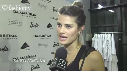 Bikini Models Behind The Scenes Cia Maritima Summer 2012 Swimwear Show in Sao Paulo