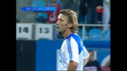 Андрий Шевченко дебютира с гол за си отбор Динамо Киев 