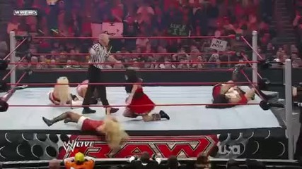 Kelly Kelly Gail Kim and Melina vs Maryse Alicia Fox and Jillian 
