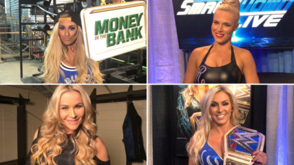 Charlotte Flair, Carmella, Natalya and Lana explore their many options heading toward Mixed Match Challenge