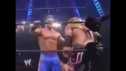 No Mercy 2002 Edge & Rey Mysterio Vs. Kurt Angle & Chris Benoit 2/3 