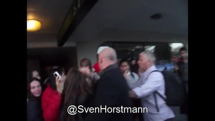Justin Bieber and Selena Gomez Leaving Auckland Hotel