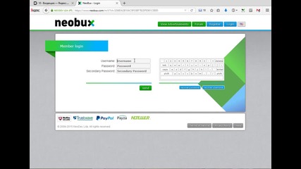 Neobux Ptc Пари от интернет