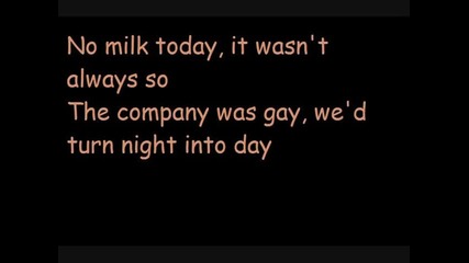 Herman's Hermits - No milk today