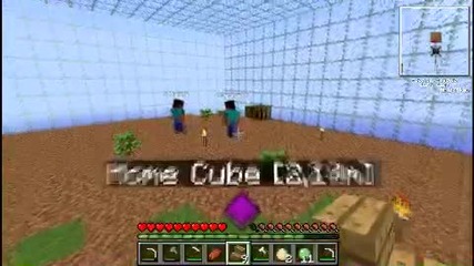 Let's play Minecraft - Surviving in a cube ! #2