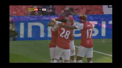 Arsenal 3 - 0 Aston Villa * Highlights * 24.03.2012 Premier League