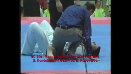European championship 2001, Madrid, Spain - final - S. Kundukhasvili Geor vs. D. Popov Bul 