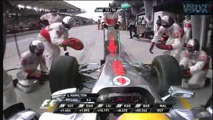 Button - round 2 Malaysian G P 2011