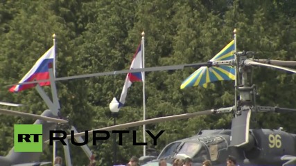 Russia: Aerobatic teams dazzle fighter-jet enthusiasts at ARMY-2015