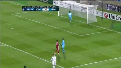 Брилиантен гол на Кристиано Роналдо срещу Олимпик Марсилия 