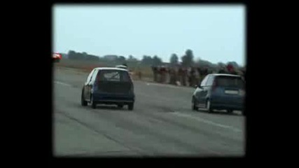 Fiat Punto Gt Turbo Vs. Fiat Punto Gt Turbo Drag Race [14 Mile]