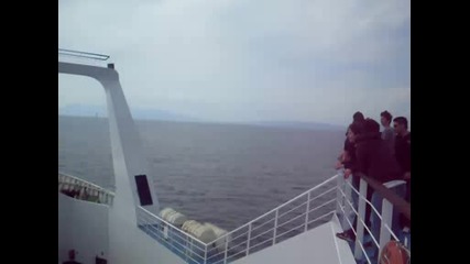 ферибота към остров Корфу