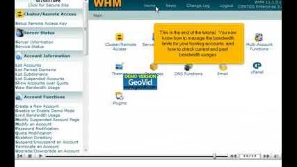 How to limit bandwidth usage in Whm by www.vivahost.com