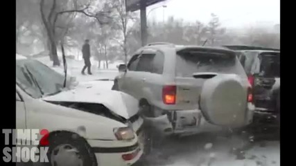 зимата е гадна за шофьорите