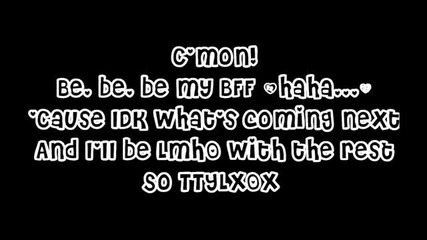 Bella Thorne & Zendaya - Something To Dance For/ttylxox Mash-up - Lyrics