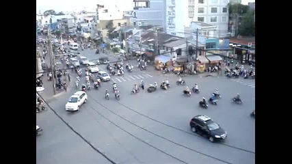 Това е Натоварен трафик - Виетнам