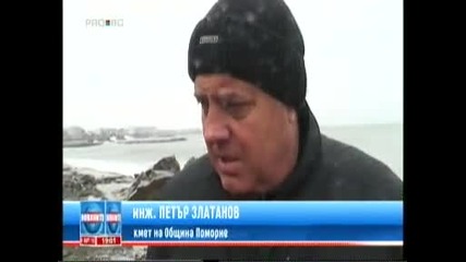черно море залива къщи в поморие покачило нивото си с метър