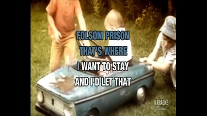 Johnny Cash - Folsom Prison Blues (karaoke)