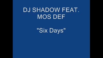 Dj Shadow feat. Mos Def