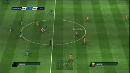 Fifa 11 Online Gameplay - Chelsea vs Barcelona