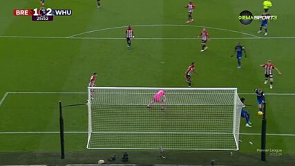West Ham United with a Goal vs. Brentford