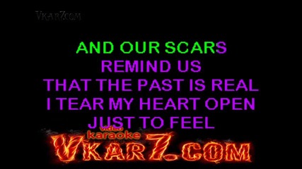 Papa Roach - Scars - karaoke - instrumental 